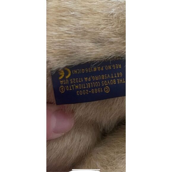 Boyds Bear Kid's Multicolor Spera Mintly Head Bean Collection Peppermint Plush - Picture 15 of 15